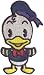 Disney Cuties - Donald Duck Cartoon Character Patch