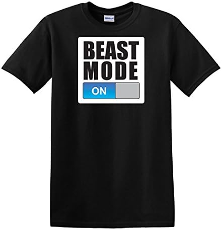 fagraphix Men's Beast Mode T-Shirt Large Black