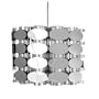 Silver Oval Pendant Lamp Shade