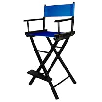 Bar Height Director's Chair- Royal Blue
