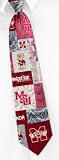 Mississippi State Collage by NCAA gray silk ties