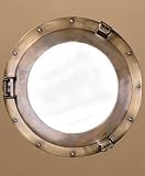 Authentic Models AC188 Bronze Cabin Porthole Mirror