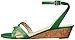 Nine West Women's Valaria Leather Wedge Sandal