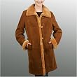 BGSD Women's Classic Shearling Walking Coat
