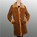 BGSD Women's Classic Shearling Walking Coat