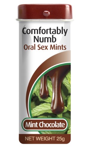 Comfortably Numb Desensitizing Oral Sex Lotion (Mint Chocolate) Suppress Your Gag Reflex!