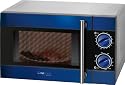 Clatronic MWG 766 E Deep Blue Mikrowelle mit Grill / 17 Liter / Edelstahlgehäuse