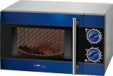 Produkt-Bild: Clatronic MWG 766 E Deep Blue Mikrowelle mit Grill / 17 Liter / Edelstahlgeh&auml;use