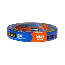 ScotchBlue Painter's Tape for Delicate Surfaces 2080-.75A, 3/4 Inches by 60 Yards, 1 Roll