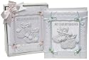 Baby boys soft christening album book