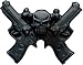 Mens Black "Skull Pistols" Gun Metal Belt Buckle