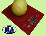 Food Scale, Digital Kitchen Scale with Tempered Glass Surface. Measures in Ounce (oz) & Gram (g). 11 lb x 0.1 oz (11 Pounds Weight Capacity in 0.1 Ounce Resolution). Tare Weight Function