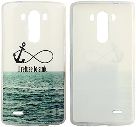 Bestpriceam (TM) Rubber Soft TPU Case Gel Cover For LG G3 D855 D850 (I Refuse To Sink)