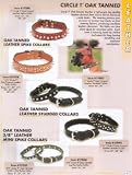 Coastal Pet Harley-Davidson Double Spiked Leather Dog Collar (Black, 22 inch L x 1 1/2 inch W)