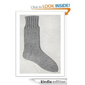 #0010 WW1 SOCK VINTAGE KNITTING PATTERN (Single Patterns)