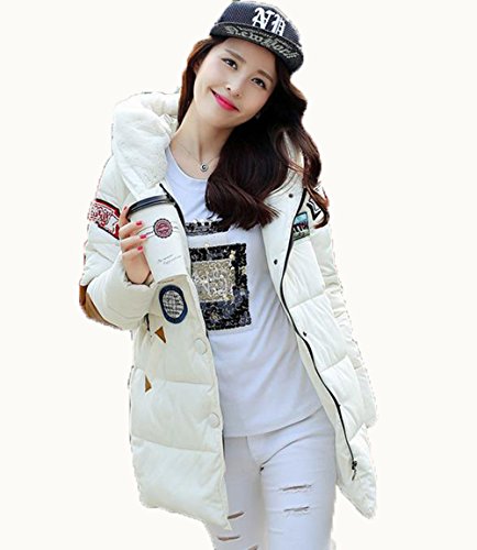 GuDeKe長袖　レディース　カワイイ　オシャレ　人気　デザインロング丈　レディースフード　トップス　秋　アウター　トップス　ロング丈　中綿　冬服　ポケット付き