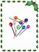 Ceramic Christmas Tree Lights - Small Globe Pin Lights Assorted Colors Multi-Colored (50)