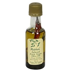 Melina's Infused Extra Virgin Olive Oil, 1.5-Ounce Clear Bottle (Pack of 6)