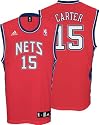 Vince Carter Youth Jersey: adidas Red Replica #15 New Jersey Nets Jersey
