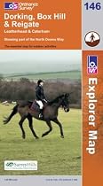 Explorer 146 Dorking, Box Hill and Reigate (Explorer Maps)