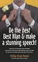 Be the Best, Best Man and Make a Stunning Speech
