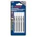 BOSCH T101BIF 3-Inch 14 TPI Bi-Metal T-Shank Laminate Flooring Jig Saw Blade - 5 Pack
