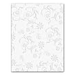 White Embossed Floral - Gift Enclosure Cards (set of 12)