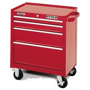 Waterloo PMX2704 26-1 2-Inch Wide by 18-Inch Deep by 32-Inch High Red Tool Cabinet with 4 Ball... by Waterloo