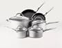 Farberware Accents 10-Piece Cookware Set, Silver