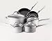 Farberware Accents 10-Piece Cookware Set, Silver