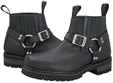 Mens Slip On Harness Engineer Hybrid with Elastic Entry Boots