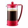 BODUM Brazil French Press 8-Cup Coffee Maker, 1 Litre, 34 oz, Red