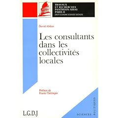 Les Consultants dans les collectivit�s locales