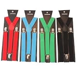Unisex Men / Ladies / Women Adjustable Braces Suspenders Y Belt Fancy Dress