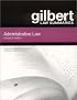Gilbert Law Summaries: Administrative Law