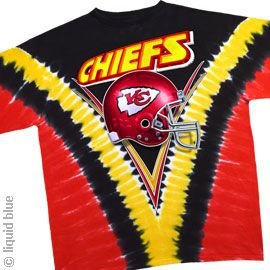 Kansas City Chiefs Logo/V-Dye T-Shirt