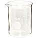 Kimble Kimax 14000-800 Glass Low Form Griffin Beaker with Double Capacity Scale, 50-750mL Graduation Interval, 800mL Capacity, 50mL Graduation (Pack of 6)