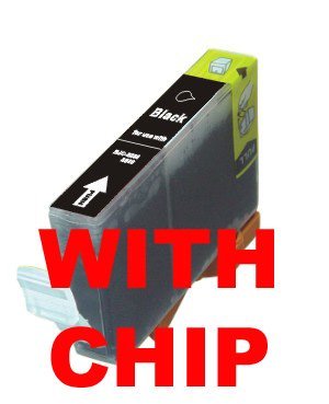 Canon CLI-8 Compatible Black Ink Cartridge w/ Chip for Pixma MP500 MP530 MP600 MP800 iP4200 iP4300 iP4500 iP5200 iP5200