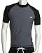 Speedo Men's Fashion Nylon Spandex Solid Colorblock Slim Fit Rashguard