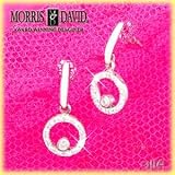 14K .25 CTW Diamond Circle Drop Earrings