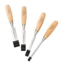 Footprint 465 123014 4-Piece Beech Handle Wood Chisel Set 1/4-Inch, 1/2-Inch, 3/4-Inch, 1-Inch