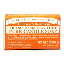 Dr. Bronners Bar Tea Tree 5 oz.