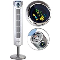 Ozeri Ultra 42 Adjustable Oscillating Tower Fan - with Noiseless Airflow Technology