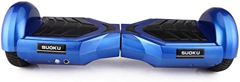 lSUOKU Segway 6.5 inches Auto Two-wheel Smart Self Balancing Scooters Drifting Board Skateboard Electric Unicycle for Kids & Adults-Blue