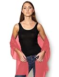 Azuri Silk Chiffon Wrap - 110 Colors, Flamingo