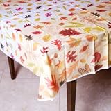  : Autumn Leaves Plastic Tablecover