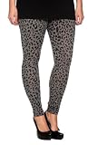 Torrid Plus Size Grey Cheetah Print Leggings