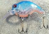JLVLures Shallow Crankbait Cotton Candy Prism : Diver Lures JLV Freshwater Smallmouth Steelhead Pike Salmon Trout Perch Whiper Mid Depth Walleye Casting Bass Hook Treble Bronze Boat Dock Brook Bay Little Stump River Trolling Weed Surface Topwater Shad