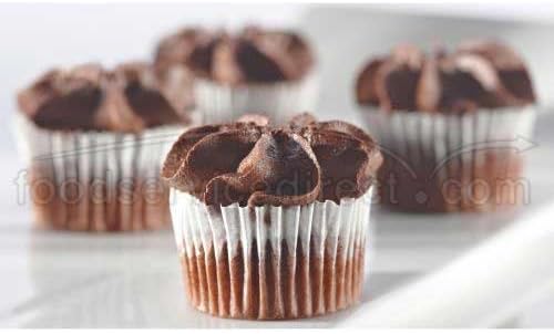 Hill and Valley Mini Chocolate Cupcake, 0.833 Ounce -- 6 per case.