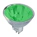 Bulbrite 637250 - EXN/G - Green 50 Watt MR16 Style Halogen Light Bulb, 12 Volt, 38 Degree Beam Spread